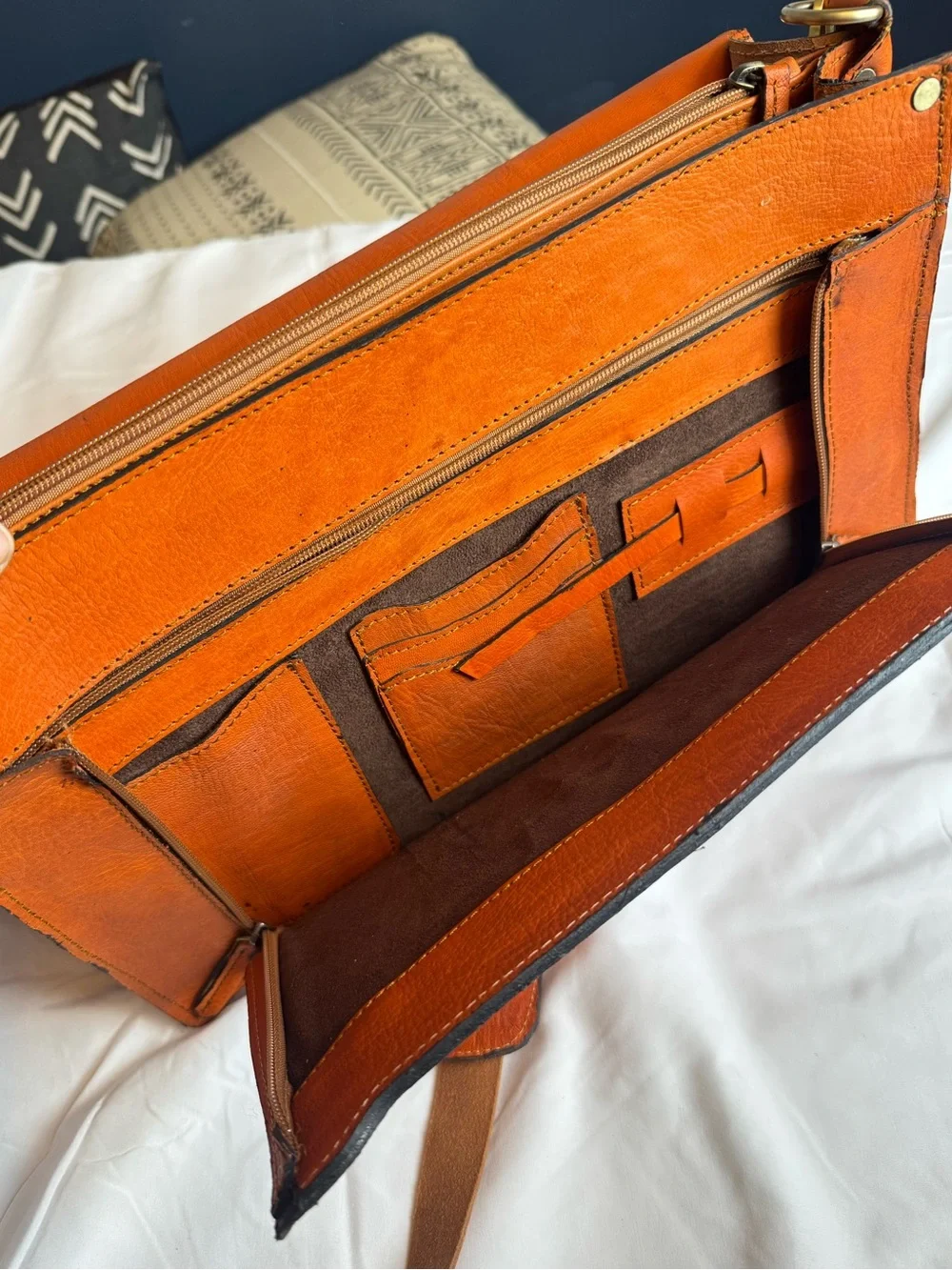 N/A structured cognac